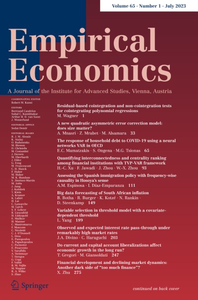 Empirical Economics 1/2023