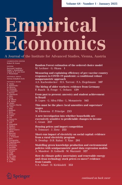Empirical Economics 1/2025