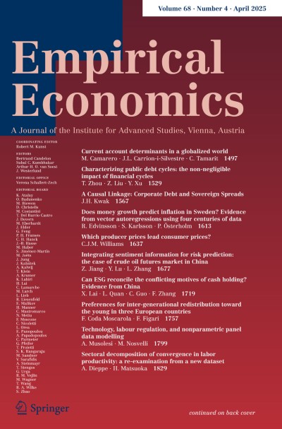 Empirical Economics 4/2025