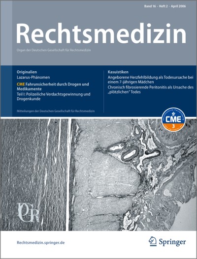 Rechtsmedizin 2/2006