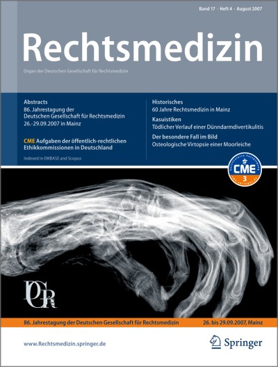 Rechtsmedizin 4/2007