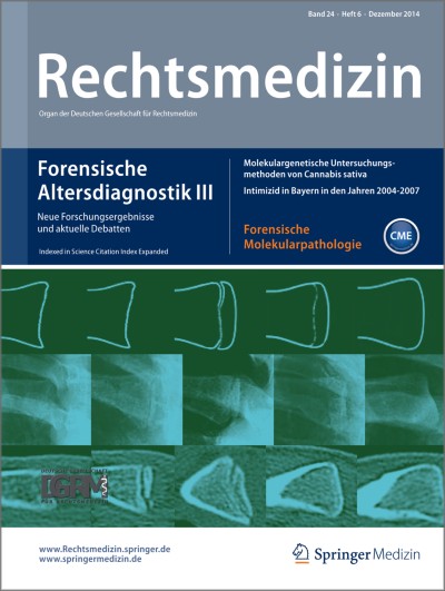 Rechtsmedizin 6/2014