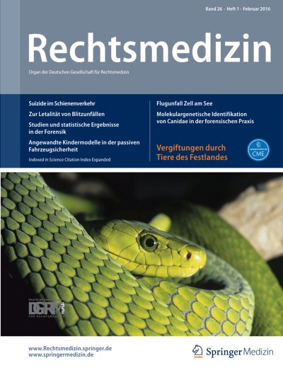Rechtsmedizin 1/2016