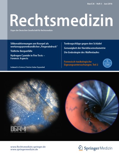 Rechtsmedizin 3/2016