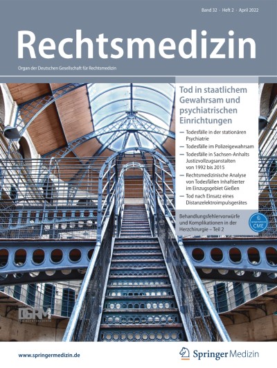 Rechtsmedizin 2/2022