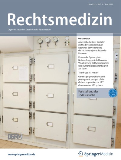 Rechtsmedizin 3/2022