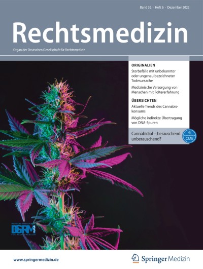 Link zu Zeitschrift Rechtsmedizin