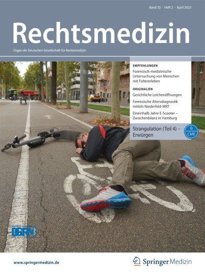 Link zu Zeitschrift Rechtsmedizin