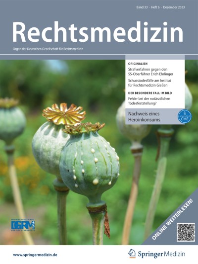 Rechtsmedizin 6/2023