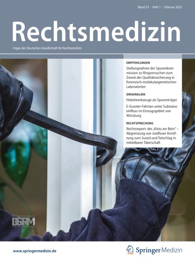 Rechtsmedizin 1/2025