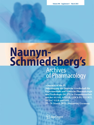Naunyn-Schmiedeberg's Archives of Pharmacology 1/2025
