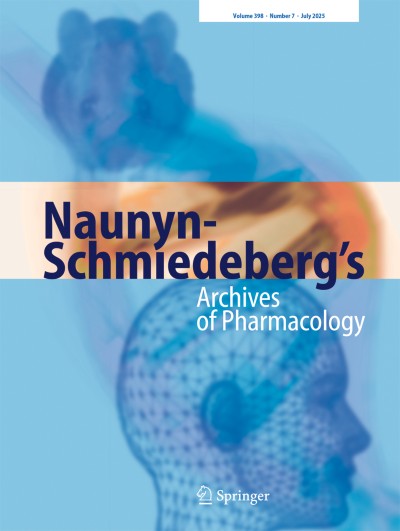 Naunyn-Schmiedeberg's Archives of Pharmacology 7/2025