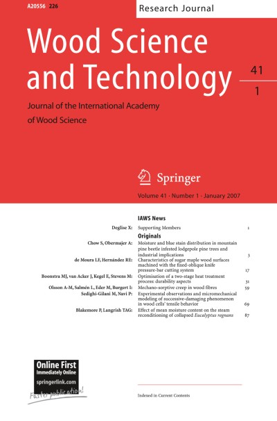 Wood Science and Technology 1/2007