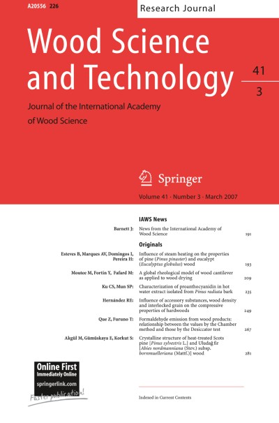 Wood Science and Technology 3/2007