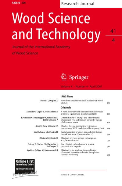 Wood Science and Technology 4/2007