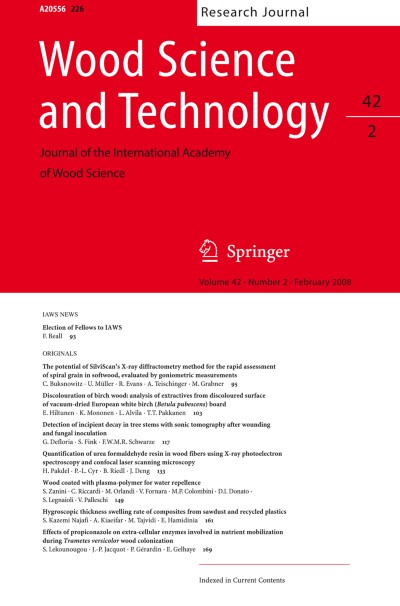 Wood Science and Technology 2/2008