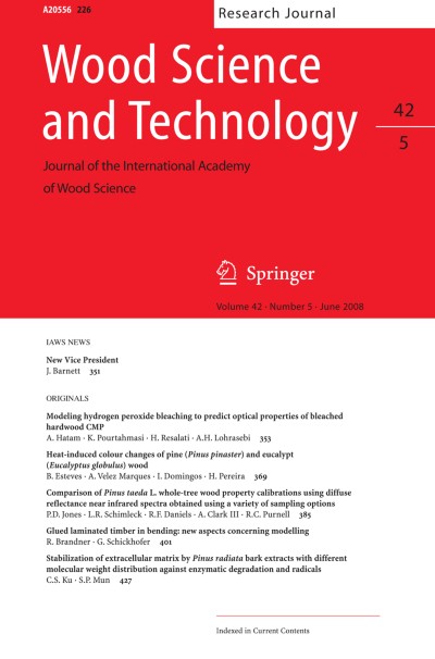 Wood Science and Technology 5/2008