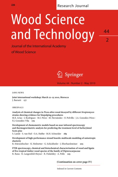 Wood Science and Technology 2/2010