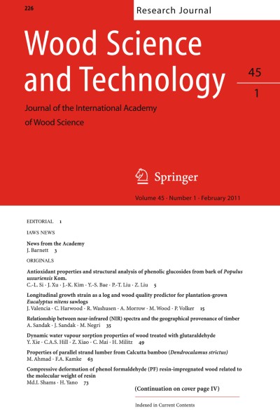 Wood Science and Technology 1/2011