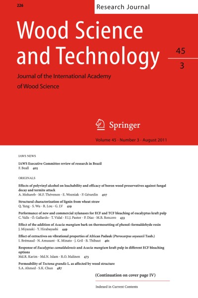 Wood Science and Technology 3/2011
