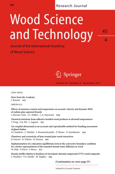 Wood Science and Technology 4/2011