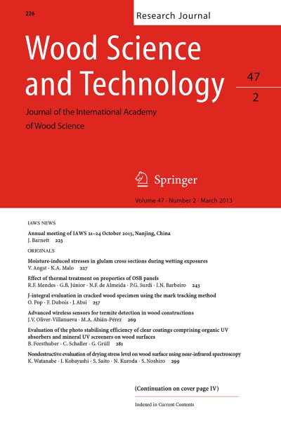 Wood Science and Technology 2/2013