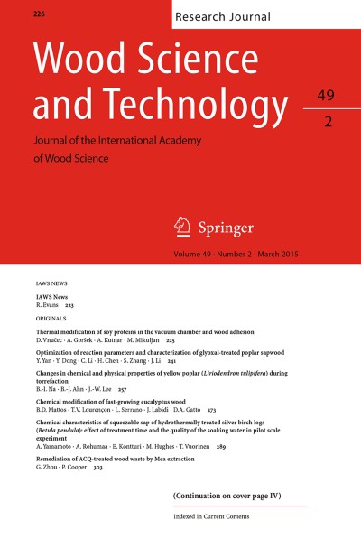Wood Science and Technology 2/2015