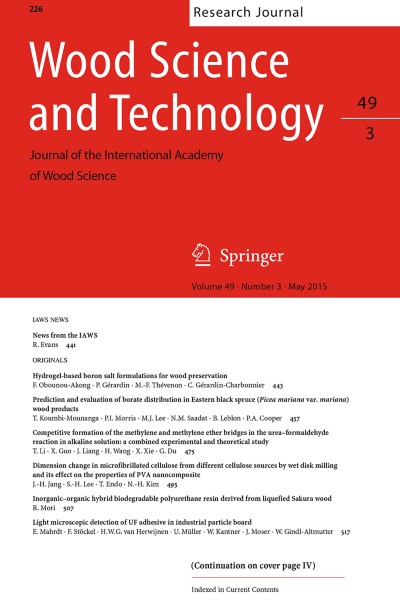 Wood Science and Technology 3/2015