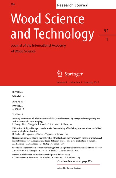 Wood Science and Technology 1/2017