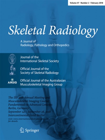 Link zu Zeitschrift Skeletal Radiology