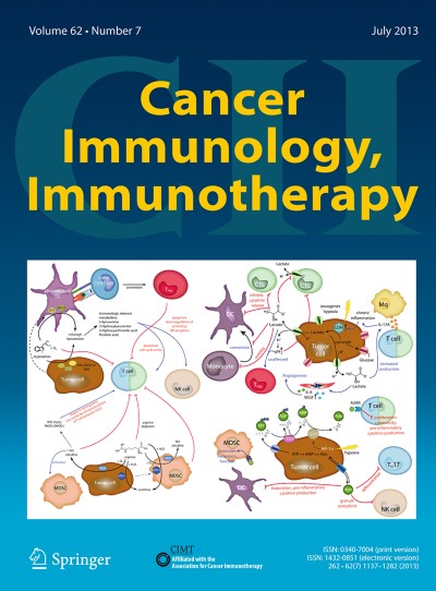 Cancer Immunology, Immunotherapy 7/2013