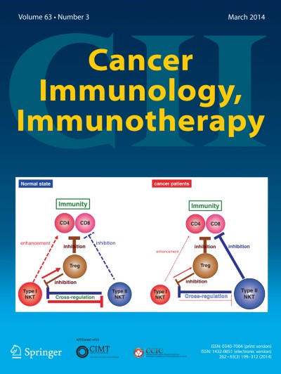 Cancer Immunology, Immunotherapy 3/2014