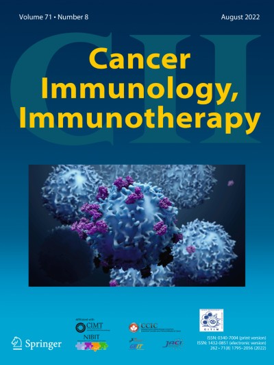 Cancer Immunology, Immunotherapy 8/2022