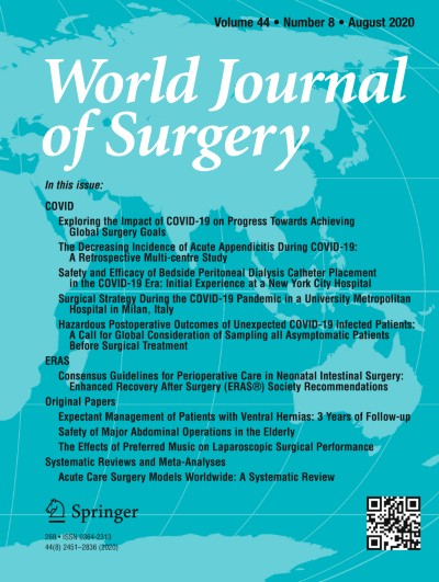 World Journal of Surgery 8/2020