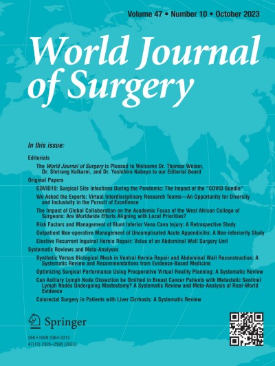 World Journal of Surgery 10/2023