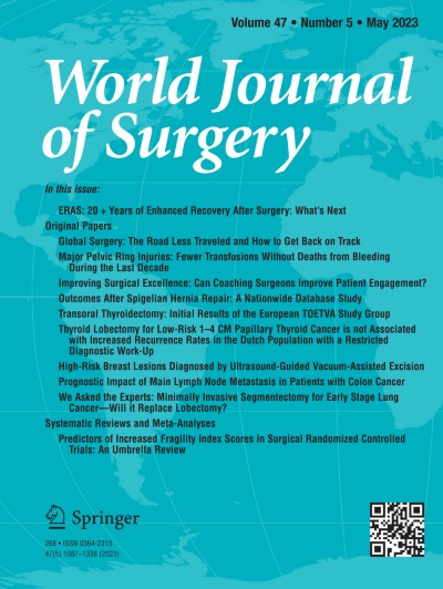World Journal of Surgery 5/2023