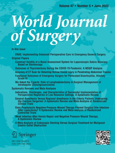 World Journal of Surgery 6/2023