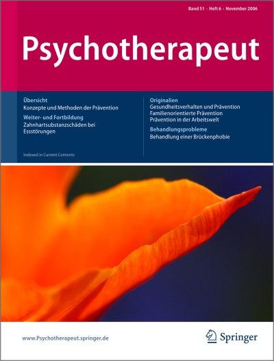 Psychotherapeut 6/2006