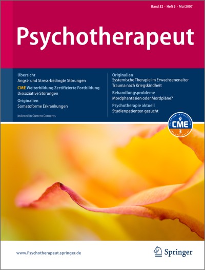 Psychotherapeut 3/2007