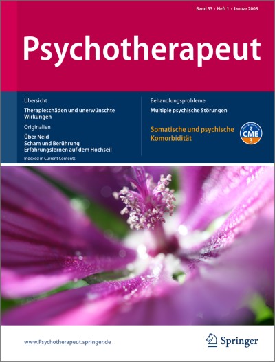 Psychotherapeut 1/2008
