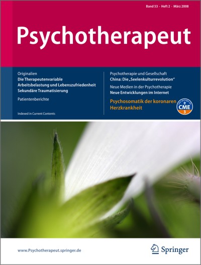 Psychotherapeut 2/2008