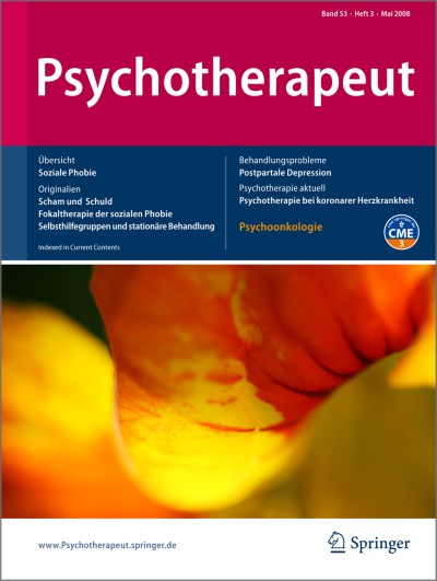 Psychotherapeut 3/2008
