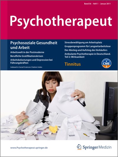 Psychotherapeut 1/2011