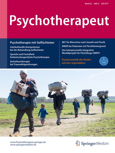 Psychotherapeut 4/2017