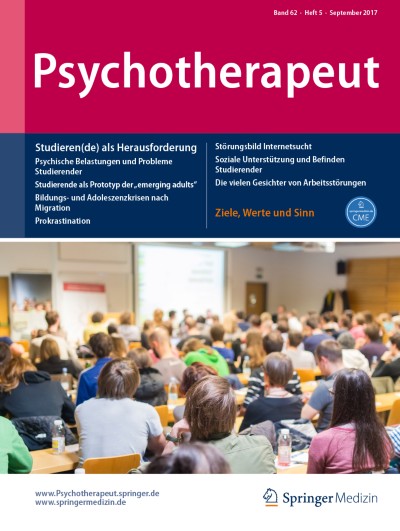 Psychotherapeut 5/2017