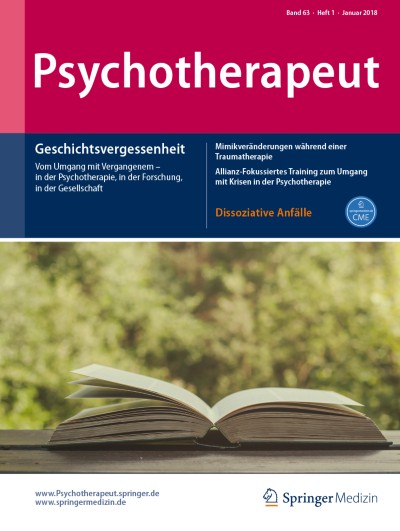 Psychotherapeut 1/2018