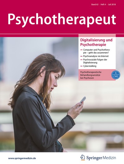 Psychotherapeut 4/2018