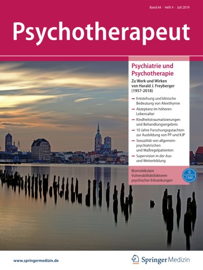 Psychotherapeut 4/2019