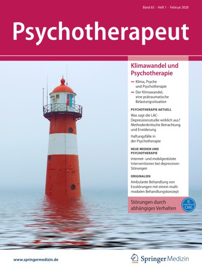 Psychotherapeut 1/2020
