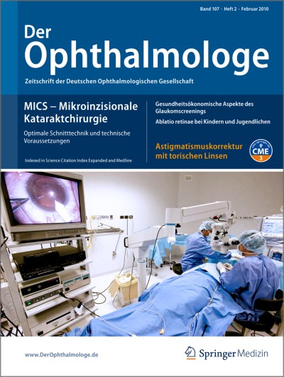 Link zu Zeitschrift Die Ophthalmologie